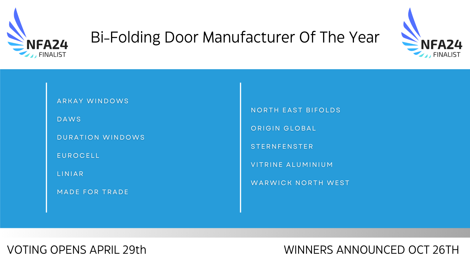 Arkay Windows Bi-Folding Door Manufacturer