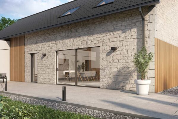 Excellent Thermal Performance The system offers impressive thermal U-Values of 1.3W/
m²K,