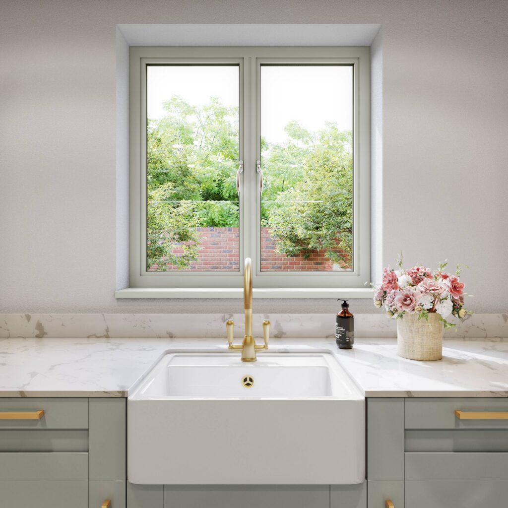 Optio 58BW ST CGI Grey Window Kitchen Interior 1